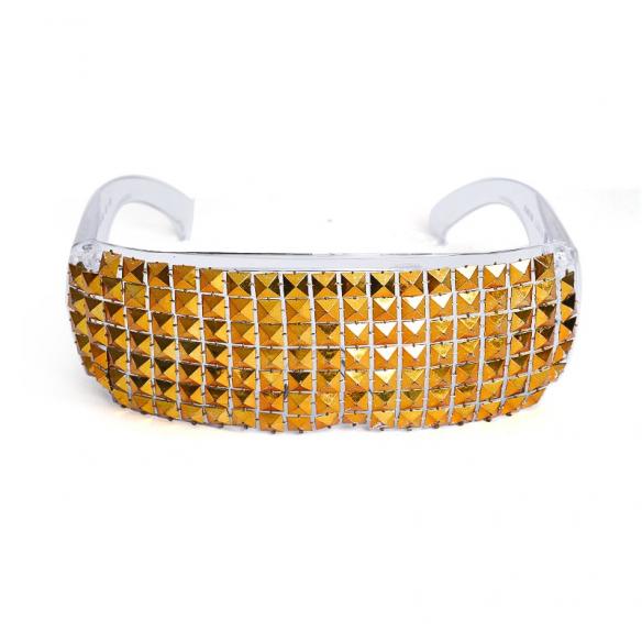 Metallic Studded Oversized Eyewear