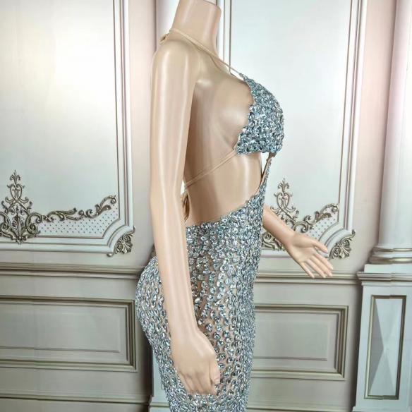 Shinny Diamond Rhinestone Dress
