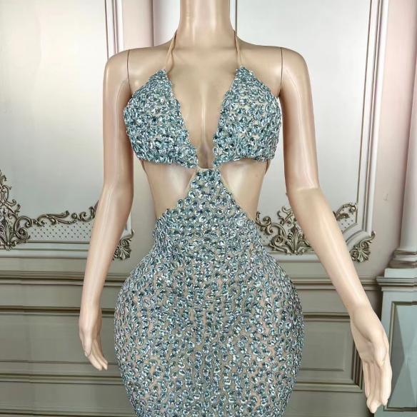 Shinny Diamond Rhinestone Dress