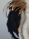 Golden Ostrich Feather Cape
