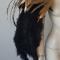 Golden Ostrich Feather Cape