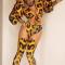 Full Set Leopard Print Suit (inlcude hat & foot cover)