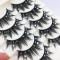 Silver Rhinestone Black Sharp False Lashes