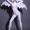 White Exaggerated Angel Bodysuit (includes wings)