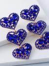 Three Colors Heart Shape Earrings