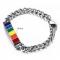 Rainbow Pride Stainless Steel Chain Bracelet