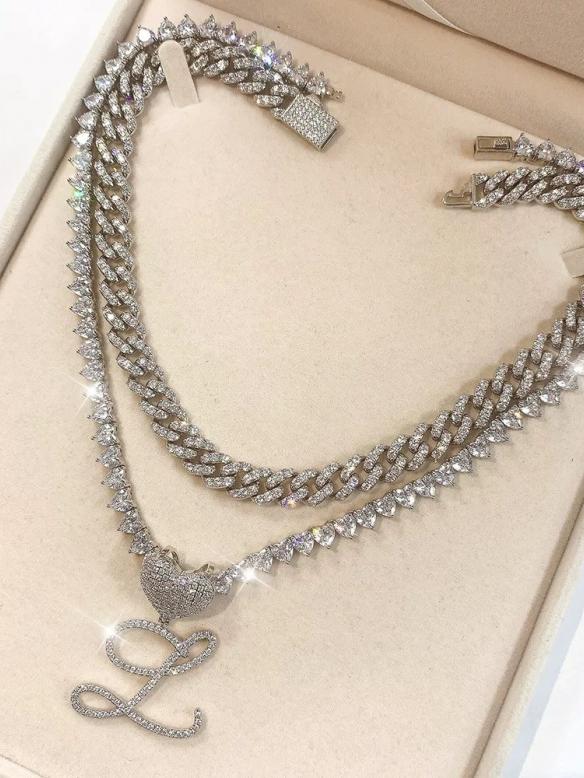 Full Set Rhinestone Necklace