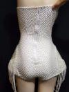 PEARL DRAG SLEEVELESS BODYSUIT