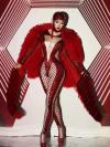 Red Mesh Bodysuit （include headdress）