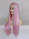 Long Pink Lace Front Drag Wig