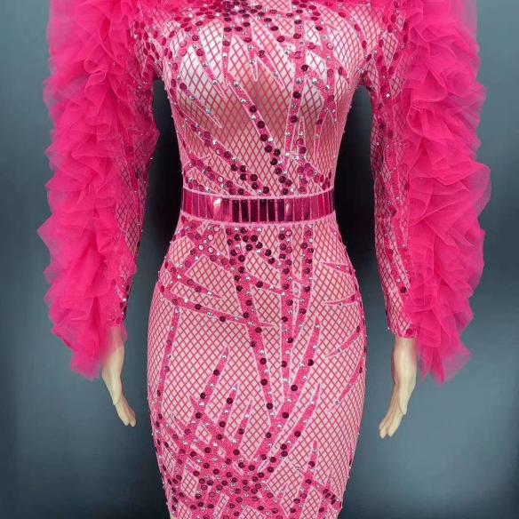 7 Colors Puff Sleeve Dress