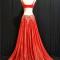 Red Diamond Long Drag Dress( THREE PIECE)