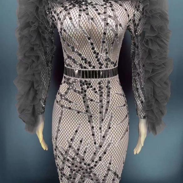 7 Colors Puff Sleeve Dress