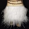 Golden Nude Crystallized Feather Leotard