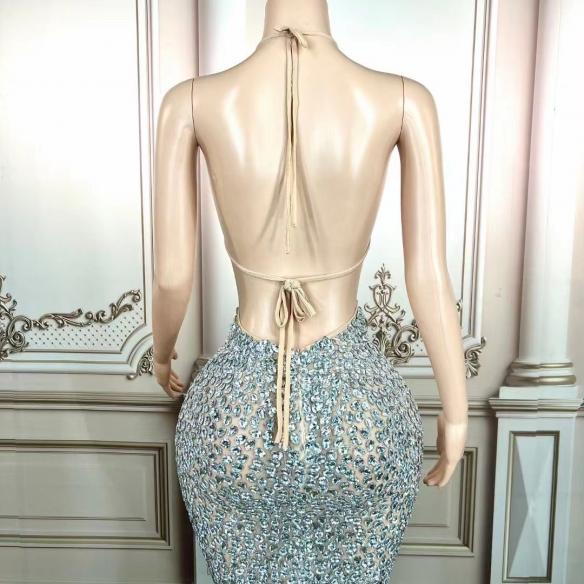 Shinny Diamond Rhinestone Dress