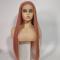 Long Straight Sweet Peach Pink Drag Wig