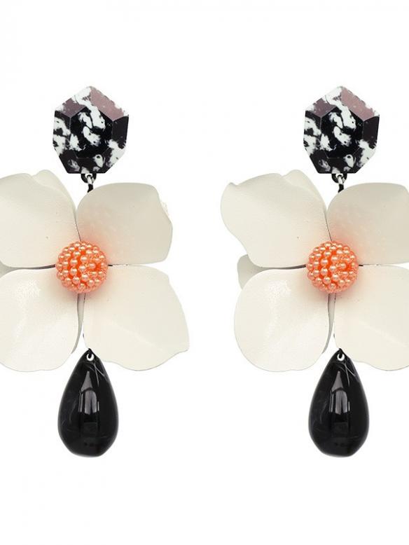 5 Colors Flower Shaped Earrings