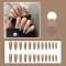 24 Pieces Mixed Colors Nail Stickers