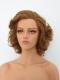 Human Hair Full Lace Wig Curly Ash Brown