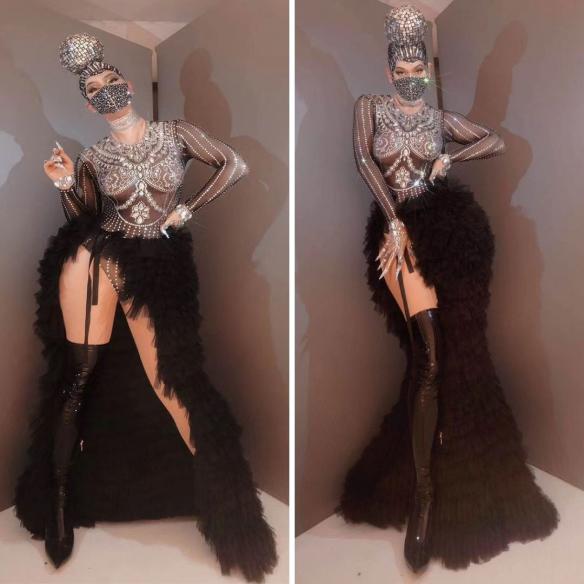 Black Dismountable Tulle Dress