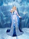 Elsa Style Stage Drag Dress(includes cloak)