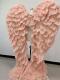 Pink Ostrich Feather Wings
