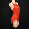 Red Crystal Disco Leotard