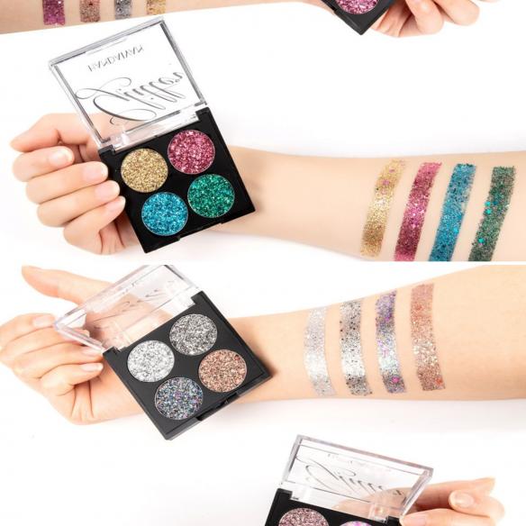 4 Colors Glitter Eyeshadow