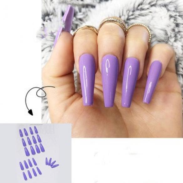 24 Pieces Mixed Colors Nail Stickers