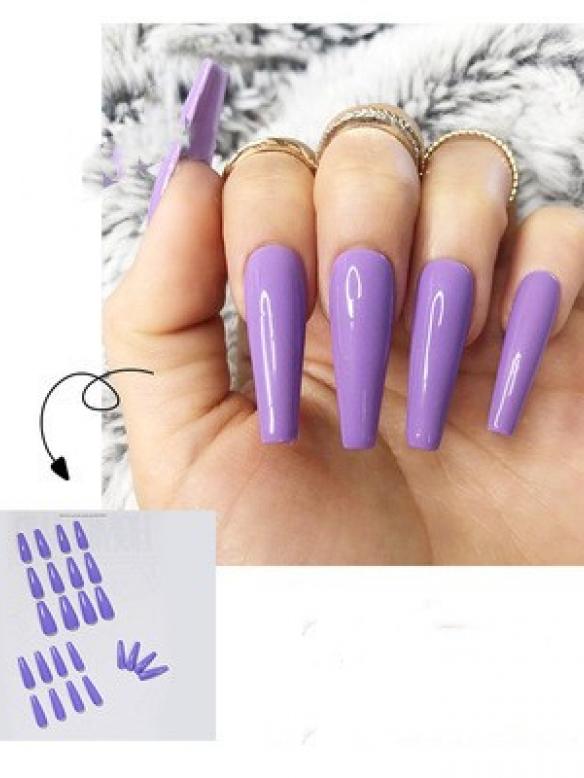 24 Pieces Mixed Colors Nail Stickers