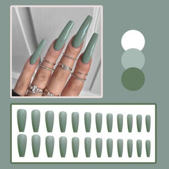 24 Pieces Mixed Colors Nail Stickers