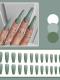 24 Pieces Mixed Colors Nail Stickers