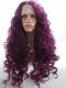 Human Hair Full Lace Wig Curly Ash Brown