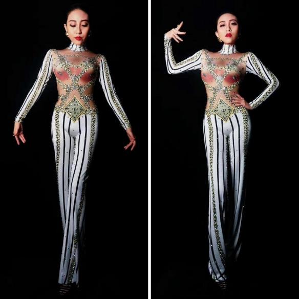 White Stripe Bodysuit