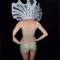 Green Rhinestone Stripe Leotard