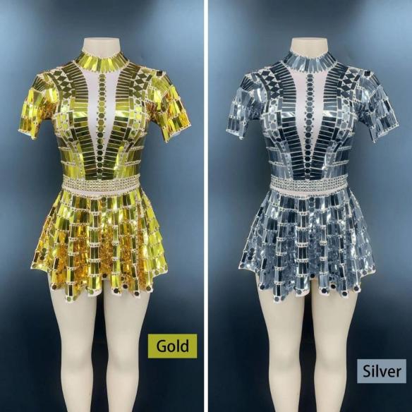 Various Colors Sequin Short Dress