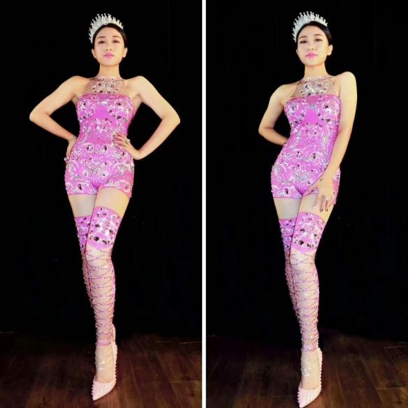 Fluorescent Pink Bodysuit