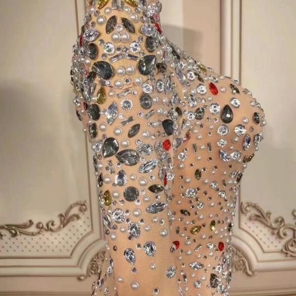 Cute rainbow rhinestone dreaa