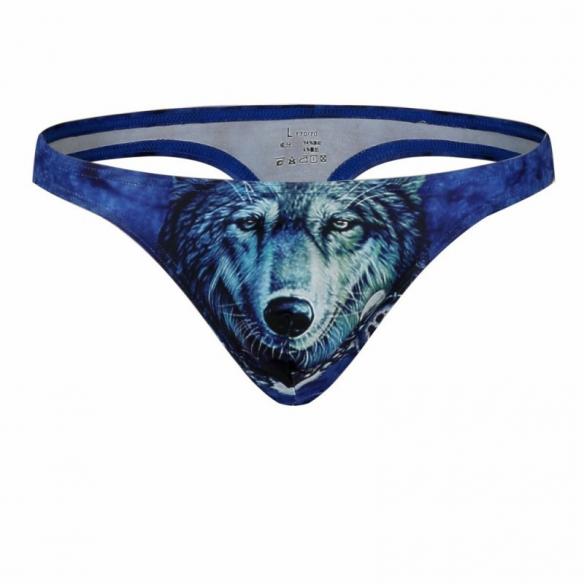 Animal Print Men’s Thong Swimwear (Various Designs)