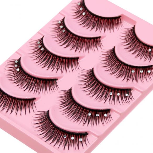 Silver Stone Black False Lashes