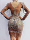 Rinestone Tassle Dress