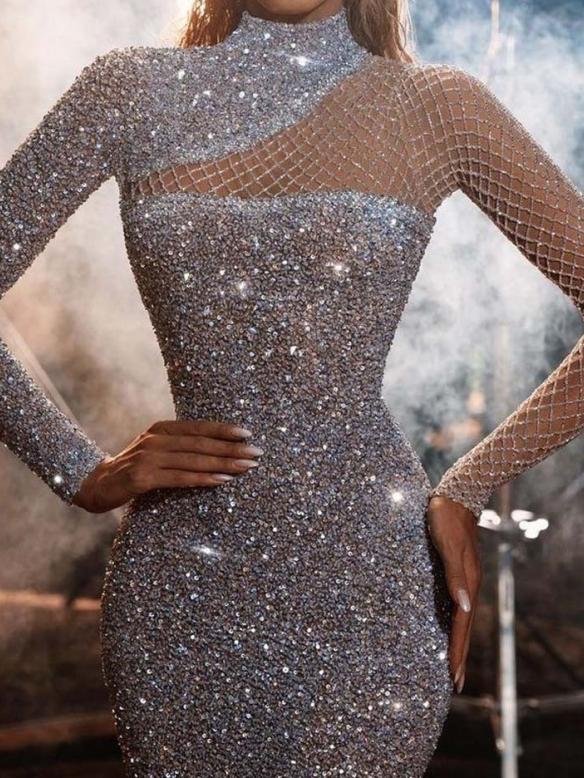Silver Sequin Dress - Daily New In - Raywigs