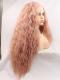 Human Hair Full Lace Wig Curly Ash Brown