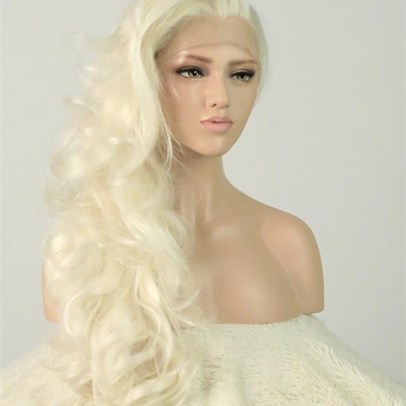 Human Hair Full Lace Wig Curly Ash Brown