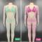 Various Colors Brassiere and Bodysuit Outfit