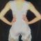 White Transparent Fringe Bodysuit