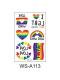 10 Pcs Pride Tattoo Stickers