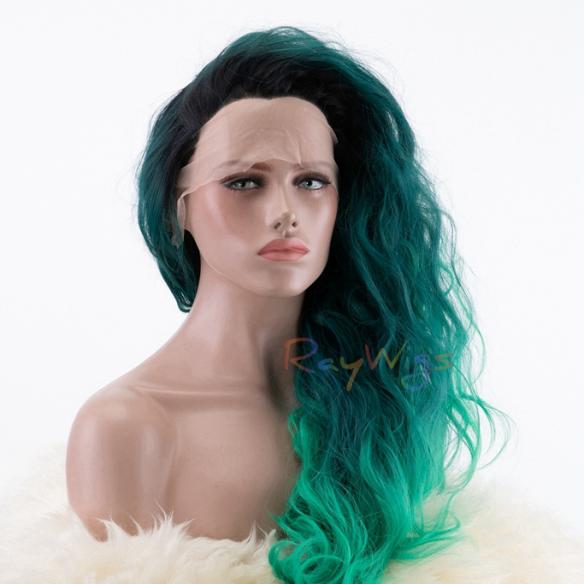 Human Hair Full Lace Wig Curly Ash Brown