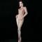Nude Sparkly Rhinestone Bodysuit