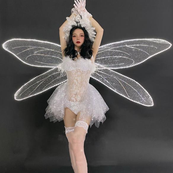 Crystal Like Leotard (includes gloves & sock)